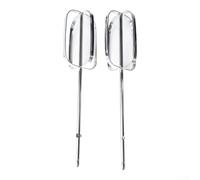 Fouet en acier inoxydable 304 180 mm léger 72 g | Design argenté élégant, style moderne, complète la décoration, portée de 180 cm, compatible avec les bols profonds