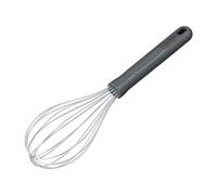Zyliss Fouet de Cuisine Moyeene Paille de Blé/Acier Inoxydable, Fouet Professionnel, Ustensile de Cuisine, Batteur à Oeufs Manuel, gris béluga, 26 cm x 6 cm, passe au lave-vaisselle