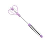 Fouet Pour Œufs En Acier Inoxydable Batteur rotatif semi-automatique de