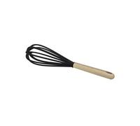 Fouet souple en PBT noir et manche en bois d'acacia - -