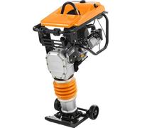 fouloir vibrant 6,5 CV 196cc - Fouloir de tranchée Fouloir - Compacteur de sol haute performance - Idéal pour les travaux de construction et d'aménagement paysager