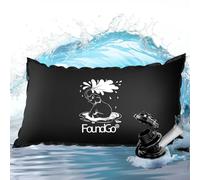 FoundGo Coussin Hivernage Piscine XXL 2x4m, Gonflable Hors Sol | PVC ultra-épais 0,4 mm, coussin de piscine hivernage robuste, ballon hivernage piscine, œillets, 2 cordes et 6 patchs