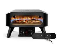 Four à pizza gaz COZZE Elements Black Edition 13" pierre rotative 630°C Noir