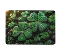 Four Leaf Clover Tapis De Chambre 150 X 100 Cm, Doux Pour Nouvelle Maison | Tapis de chambre pour le quotidien, avec poils courts; pour chambre et salon
