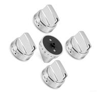 four pour gaz compatible pour ge Modèle WB03X24818 four pour(5 pcs) | Acier inoxydable pour premium, compatibilité pour ge exacte, finition argentée élégante, remplacement OEM fiable