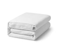 Four Seasons Essentials Protège-Matelas pour Grand lit - Housse de Matelas imperméable à Fermeture éclair hypoallergénique de qualité supérieure, Blanc