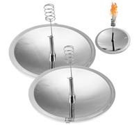 Four solaire, outil de survie du démarreur de feu, 2pcs Starter à feu solaire rapide sûr, outil de cuisinière solaire éolien imperméable, 3,8x3,8 pouces pour la randonnée à la maison de camping