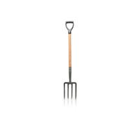 Fourche 4 dents avec manche en bois et poignée en Y