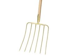 Fourche 6 dents manche bois 130 cm