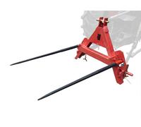 Fourche à balles 800 kg - Longueur utile 675 mm - Pour tracteur - Attelage 3 points Stattos TABV0095