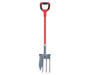 Fourche à bêche EASYmaxx avec scie à racines - flocage, creusement, coupe san...