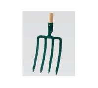 Leborgne - Fourche à bêcher 4 dents, manche bois en T 90 cm, tête acier forgé et trempé
