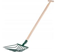 Fourche à bêcher - Fourche de jardin - 9 dents - Métal - Longueur 131 cm