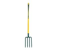 Fourche à bêcher Leborgne 4 dents, 30 cm, manche Novagrip pommé 100 cm