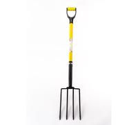 Fourche à Bêcher Pour Jardin Suan 4 Dents Manche En Fibre De Verre Poignée Confort Robuste Et Ergonomique Vert Et Noir Trendyflair