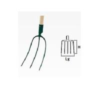 - Fourche A Foin Douille 3 Dents 26Cm Sans Manche