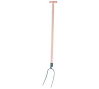 Fourche à foin KADAX en acier avec manche en bois, fourche de jardin