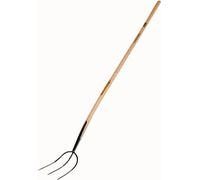 Fourche à fumier VICTORIA 4 dents 135cm- manche en frêne, 26x20cm