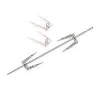 Fourche à Poulet Rotative en Acier Inoxydable, 1 Set Argenté | Acier Inoxydable, Ajustements Rapides et Insertion Facile, Usage Barbecue et Rôti, Résistance Thermique Solide