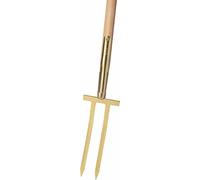 Fourche à rosier IDEAL IDEAL avec dents à baïonnette 85 cm Manche en T en frêne