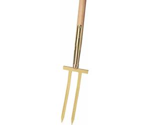 Fourche à rosier IDEAL IDEAL avec dents à baïonnette 85 cm Manche en T en frêne
