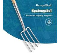Fourche de jardin en acier inoxydable pour un jardinage de précision