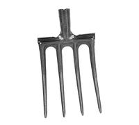 Fourche de Jardin Tête de Fourche à Tourner La Terre Fourche à Outil Métal pour Aérer Le Sol Pièce de Rechange pour Agriculture Adaptée, 4 Dents