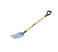 Fourchette à graver avec manche en bois 4 dents BIG