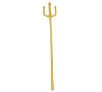 Fourche du Diable Dorée Détachable en Plastique, Fête Halloween, Cosplay | Léger, Poignée Lisse, Facile à Porter, Carnaval et Scène Cosplay, Accessoire de Déguisement