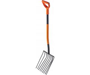 Fourche supérieure KADAX 9 dents pour pierres, gravats de construction