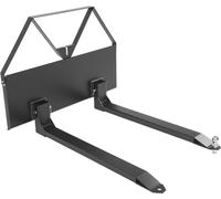 Fourches à palettes pour mini-chargeurs 1160x145x822 mm - Fixation rapide avec cadre - Charge maxi. 1179 kg - Boule d'attelage 47,6 mm - Attelage rapide - Chargeur frontal pour mini-chargeurs et tract