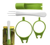 Fourchette à Bocal avec Manche Long Gadgets de Cuisine, Gadgets de Cuisine Uniques, Olive Belle, 514 le PINCEF green
