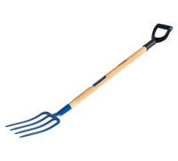 Fourchette à graver avec manche en bois 4 dents BIG