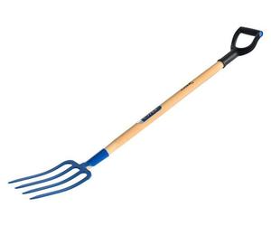 Fourchette à graver avec manche en bois 4 dents BIG