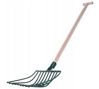 KADAX Fourche à pommes de terre, fourche, fourche à foin, fourche à bêcher, fourche à bêcher, fourche à fumier en acier, Fourche pour pommes de terre