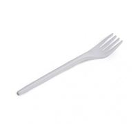 Fourchette Compostable 16,8 cm Blanche - 50 fourchettes