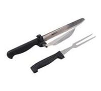 Fourchette et couteau barbecue - inox Inox G