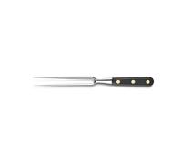 Fourchette Forgé Pro droite 17 cm manche noir rivets laiton