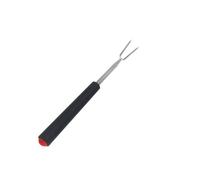 Fourchette télescopique en acier inoxydable pour barbecue et barbecue - Brochette extensible en acier inoxydable pour cuisine en plein air et camping 060935
