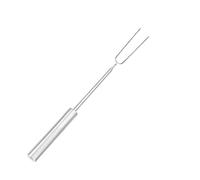 Fourchette télescopique en acier inoxydable pour barbecue et grillades, brochette extensible en acier inoxydable pour la cuisine en plein air et le camping (C, 32.7cm)