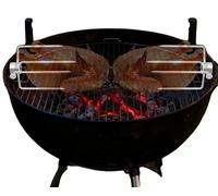 Fourchettes à barbecue, acier inoxydable 304, longueur de fourchette 11 cm/4,33 pouces, diamètre de fourchette 4 mm/0,157 pouces, lot de 4 pièces, diamètre de montage 11,5 mm/0,453 pouces