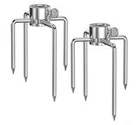 Fourchettes à rôtissoire en acier inoxydable fabriquées de manière professionnelle pour Onlyfire 6003 6004 et tiges carrées de 9,5 mm, pièces de rechange pour barbecue avec vis moletée