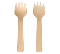 Fourchettes En Bois, 10,2x2,5cm, 6 Pces