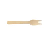 Fourchettes en bois L. 16 cm - Lot de 50