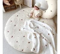 Fouriding Tapis de Jeu pour Enfants,Tapis de Gymnastique pour Aactivités Baby Tapis de Sol pour Chambre d'enfants Décoratif (Écureuil)