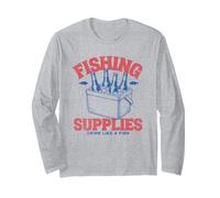Fournitures de pêche Vintage Drink Like a Fish Cooler Retro Manche Longue