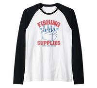 Fournitures de pêche Vintage Drink Like a Fish Cooler Retro Manche Raglan