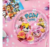 Fournitures et décorations de fête de mariage Paw Patrol, utilisation pour fête d'anniversaire, assiettes, gobelets, serviettes, vaisselle jetable en matériau absorbant premium - convient pour les loi