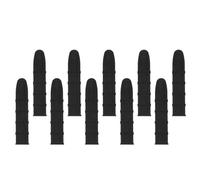 Fourreau de Guide-chaîne de Tronçonneuse 10 Pièces PE Noir, 12 Pouces | Structure à Dégagement Rapide, Surface Traitée, Usage Domestique et Forestier, Compatibilité