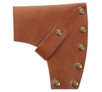Fourreau en Cuir Marron pour Petite Hache, Ambiance Noël, Port Ceinture | Protection de Lame, Transport Plus Sûr, Adapté à Plupart des Haches, Camping, Randonnée et Travail du Bois